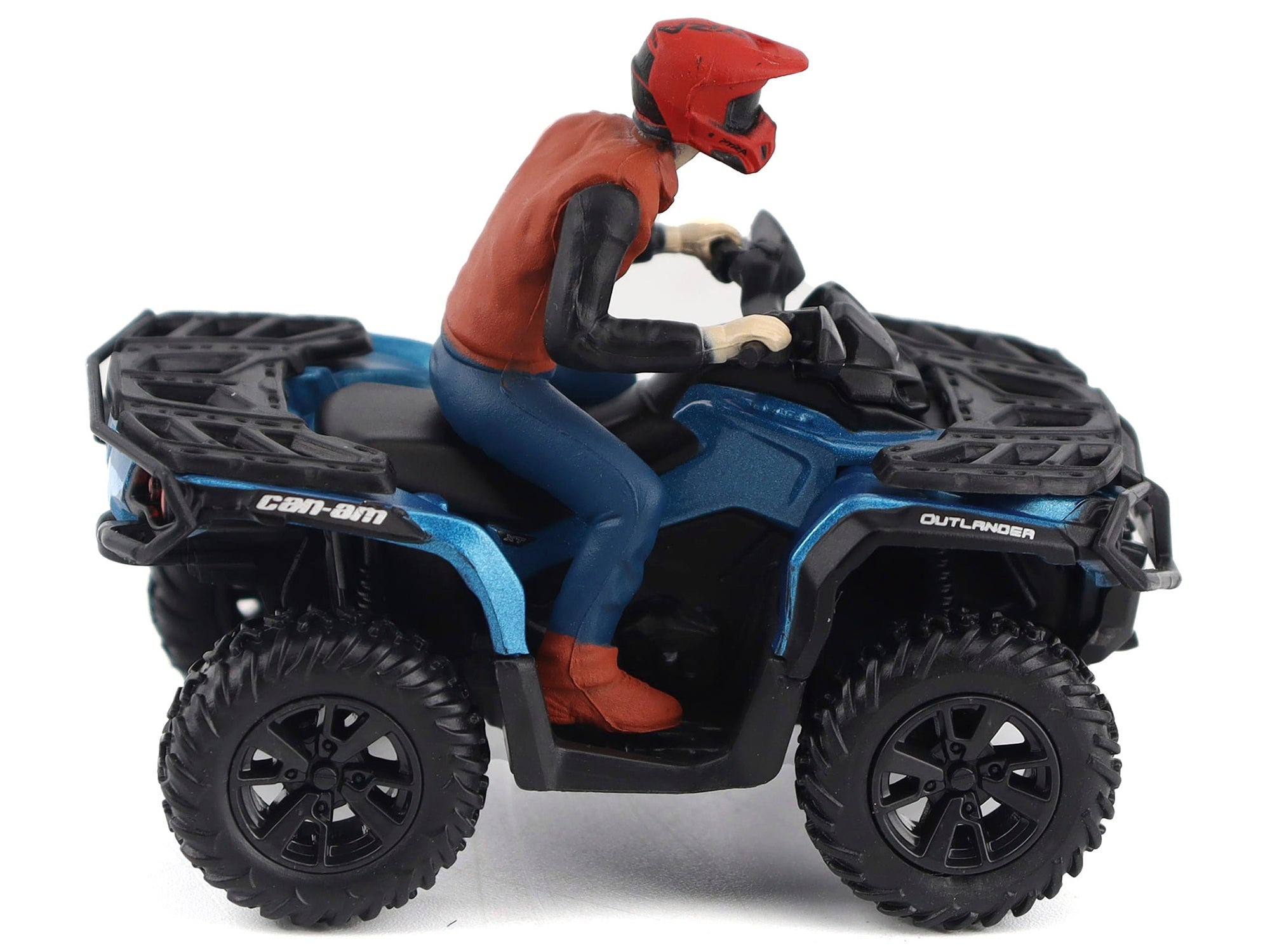 Can-Am Outlander XT 1000R ATV Oxford Blue Metallic with Driver Figure 1/32 Diecast Model by BRP Models BRP Models