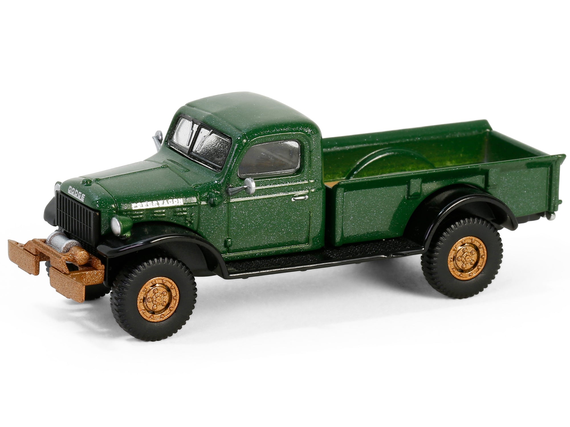 1947 Dodge Power Wagon Pickup Truck Green Metallic and Black "Pawn Stars" (2009-Current) TV Series "Hollywood Series" Release 42 1/64 Diecast Model Car by Greenlight Greenlight