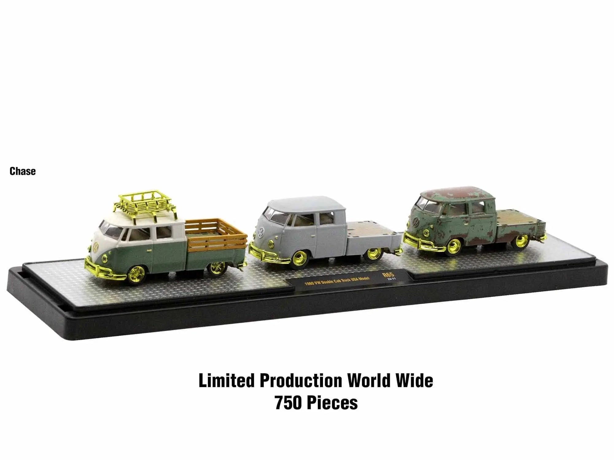 Auto Haulers Set of 3 Trucks Release 65 Limited Edition to 9000 pieces Worldwide 1/64 Diecast Models by M2 Machines M2