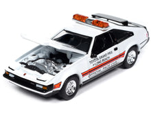 Load image into Gallery viewer, 1983 Toyota Celica Supra &quot;Toyota Grand Prix of Long Beach Official Pace Car&quot; White &quot;Import Legends&quot; Series 1/64 Diecast Model Car by Auto World Autoworld
