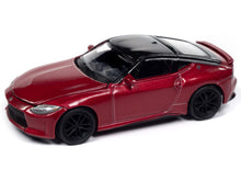 Load image into Gallery viewer, 2023 Nissan Z Passion Red Metallic with Black Top &quot;Import Legends&quot; Series 1/64 Diecast Model Car by Auto World Autoworld
