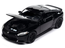 Load image into Gallery viewer, 2023 Nissan Z Black Diamond &quot;Import Legends&quot; Series 1/64 Diecast Model Car by Auto World Autoworld
