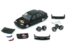 Load image into Gallery viewer, Honda Civic EF2 RHD (Right Hand Drive) Black with Accessories 1/64 Diecast Model Car by BM Creations BM Creations
