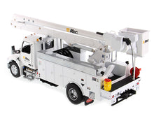 Load image into Gallery viewer, Peterbilt 536 Truck with Altec AA55 Aerial Service Body White &quot;Transport Series&quot; 1/32 Diecast Model by Diecast Masters Diecast Masters
