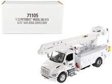 Load image into Gallery viewer, Peterbilt 536 Truck with Altec AA55 Aerial Service Body White &quot;Transport Series&quot; 1/32 Diecast Model by Diecast Masters Diecast Masters
