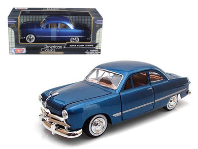 1949 Ford Coupe Blue 1/24 Diecast Model Car by Motormax Motormax