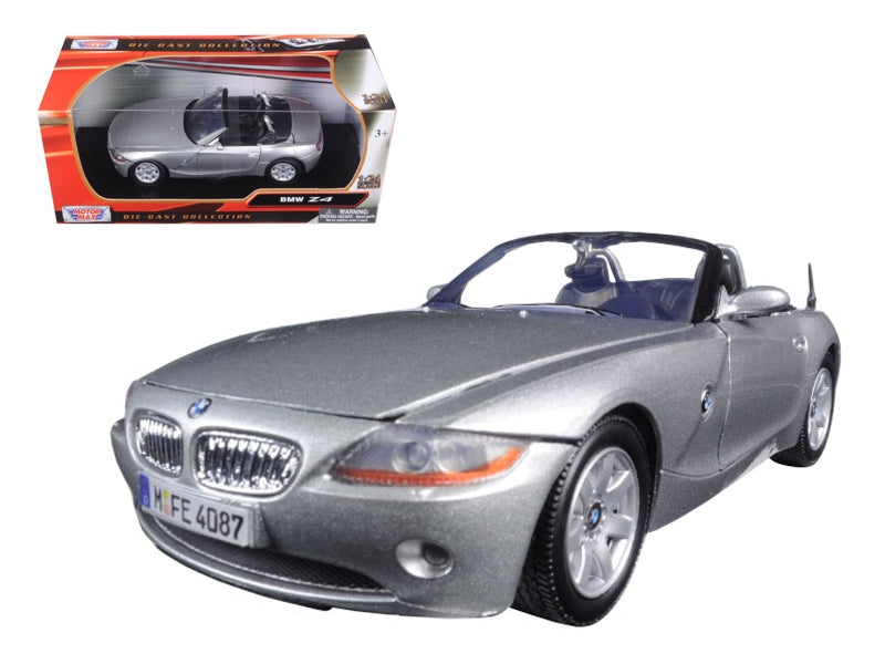 BMW Z4 Silver 1/24 Diecast Model Car by Motormax Motormax