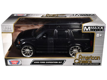 Load image into Gallery viewer, 2000 Ford Expedition XLT Black Metallic &quot;Maxx Design&quot; &quot;American Classics&quot; Series 1/24 Diecast Model Car by Motormax Motormax
