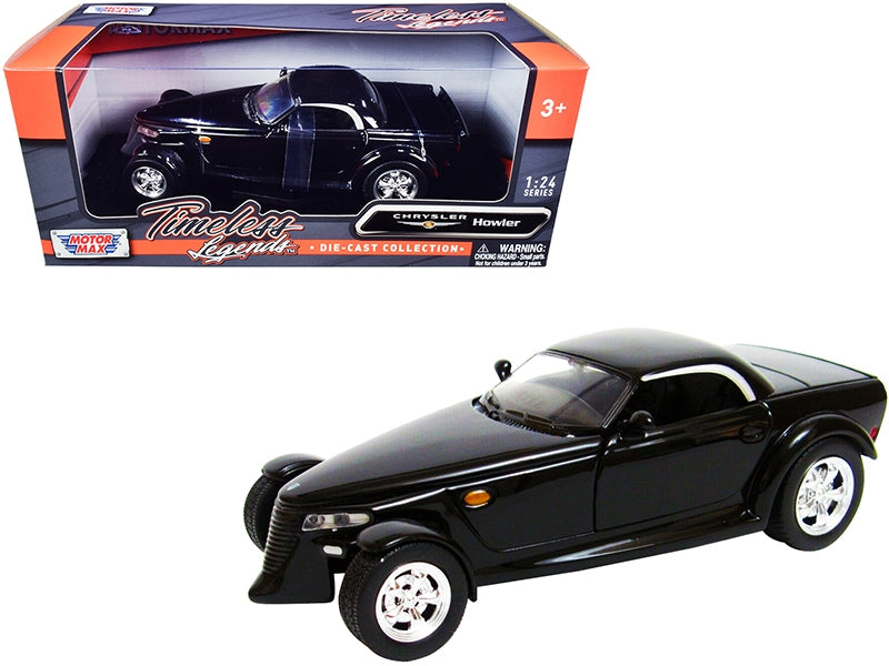 Chrysler Howler Concept Black "Timeless Legends" 1/24 Diecast Model Car by Motormax Motormax