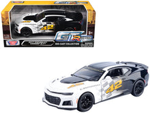 Load image into Gallery viewer, 2017 Chevrolet Camaro ZL1 #42 Black and White &quot;GT Racing&quot; Series 1/24 Diecast Model Car by Motormax Motormax
