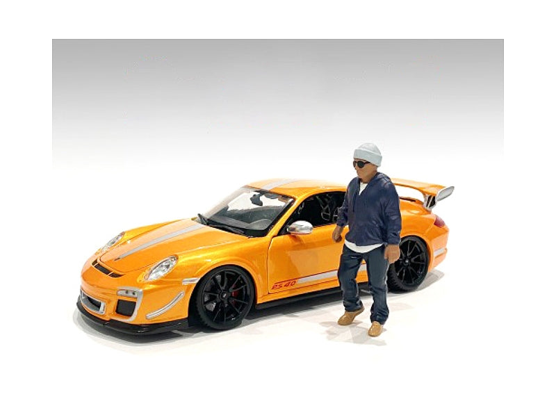 "Car Meet 1" Figurine IV for 1/18 Scale Models by American Diorama American Diorama