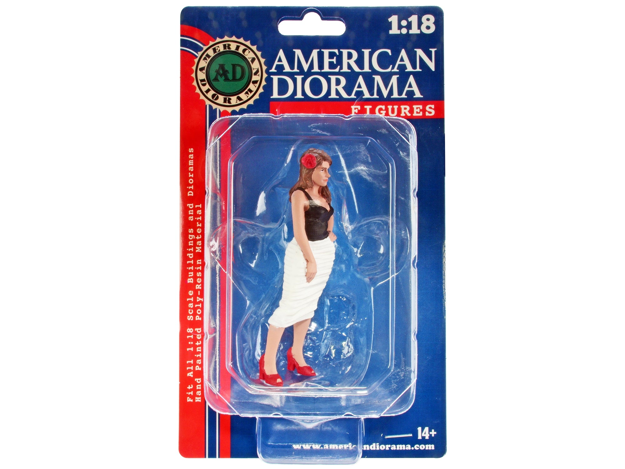 "Pin-Up Girls" Suzy Figure for 1/18 Scale Models by American Diorama American Diorama