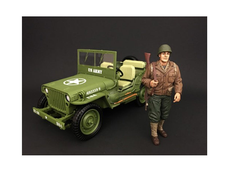 US Army WWII Figure I For 1:18 Scale Models by American Diorama American Diorama