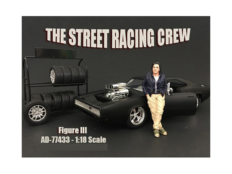 The Street Racing Crew Figure III For 1:18 Scale Models by American Diorama American Diorama