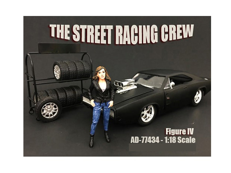 The Street Racing Crew Figure IV For 1:18 Scale Models by American Diorama American Diorama