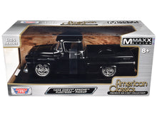 Load image into Gallery viewer, 1958 Chevrolet Apache Fleetside Pickup Black &quot;Maxx Design&quot; &quot;American Classics&quot; Series 1/24 Diecast Model Car by Motormax Motormax
