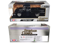 Load image into Gallery viewer, 1958 Chevrolet Apache Fleetside Pickup Black &quot;Maxx Design&quot; &quot;American Classics&quot; Series 1/24 Diecast Model Car by Motormax Motormax
