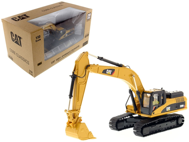 CAT Caterpillar 330D L Hydraulic Excavator with Operator "Core Classics Series" 1/50 Diecast Model by Diecast Masters Diecast Masters