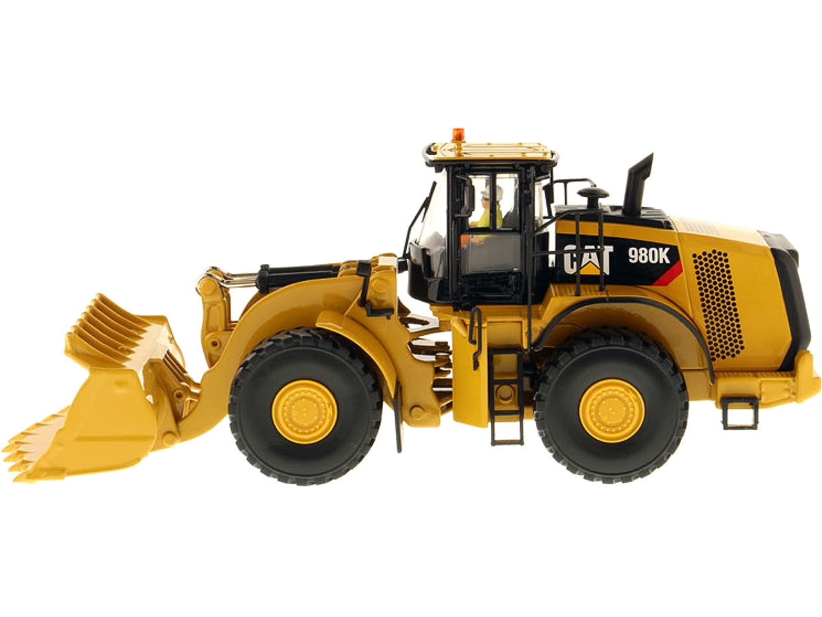 CAT Caterpillar 980K Wheel Loader Rock Configuration with Operator "Core Classics Series" 1/50 Diecast Model by Diecast Masters Diecast Masters