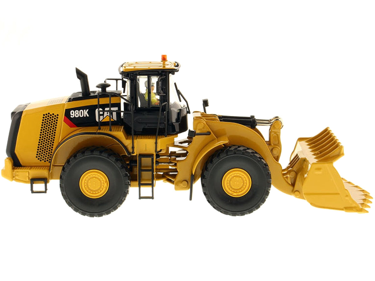 CAT Caterpillar 980K Wheel Loader Rock Configuration with Operator "Core Classics Series" 1/50 Diecast Model by Diecast Masters Diecast Masters