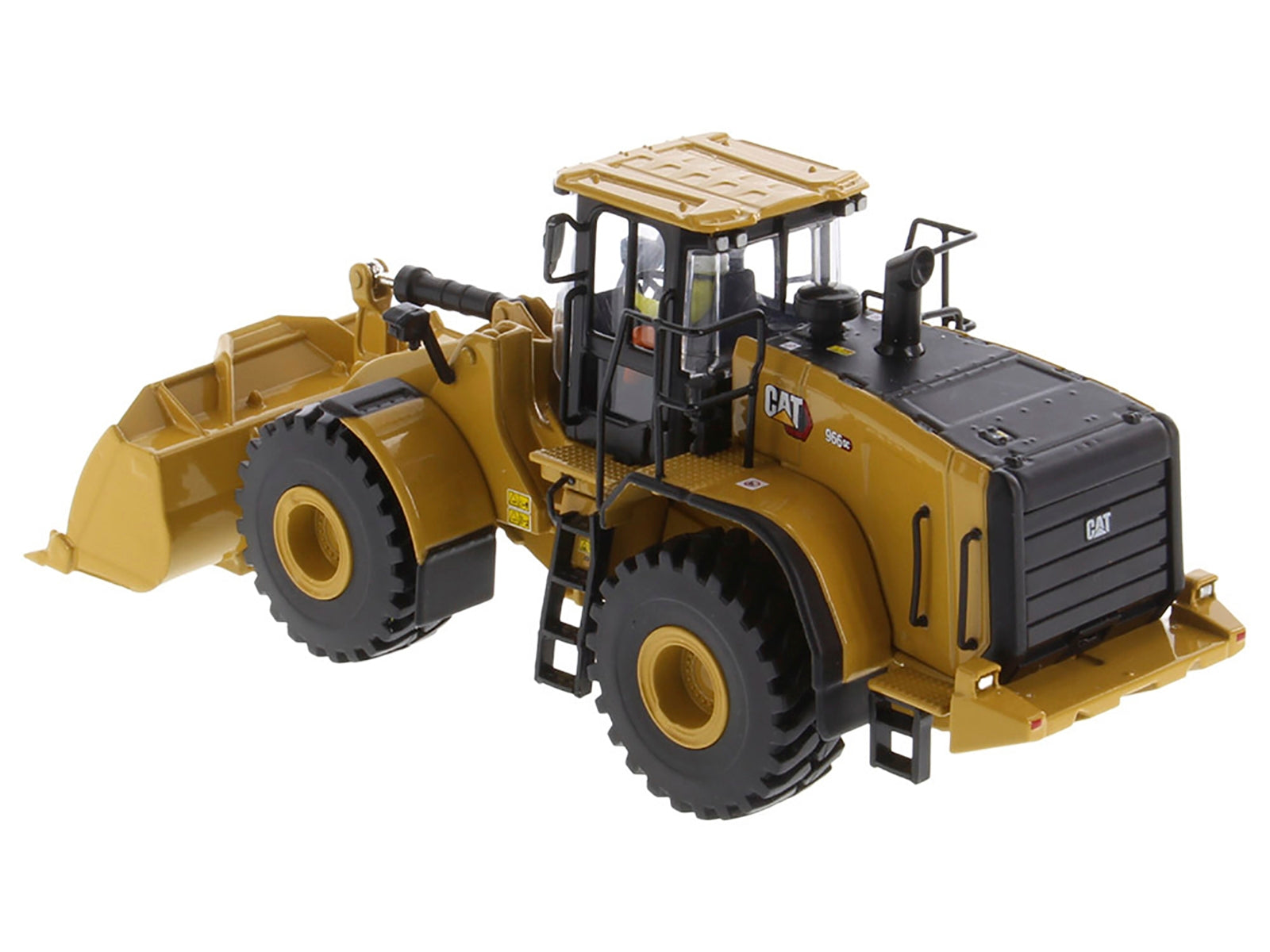 CAT Caterpillar 966 GC Wheel Loader Yellow with Operator "High Line Series" 1/50 Diecast Model by Diecast Masters Diecast Masters