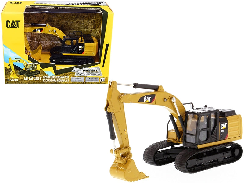 CAT Caterpillar 320F L Hydraulic Excavator "Play & Collect!" Series 1/64 Diecast Model by Diecast Masters Diecast Masters