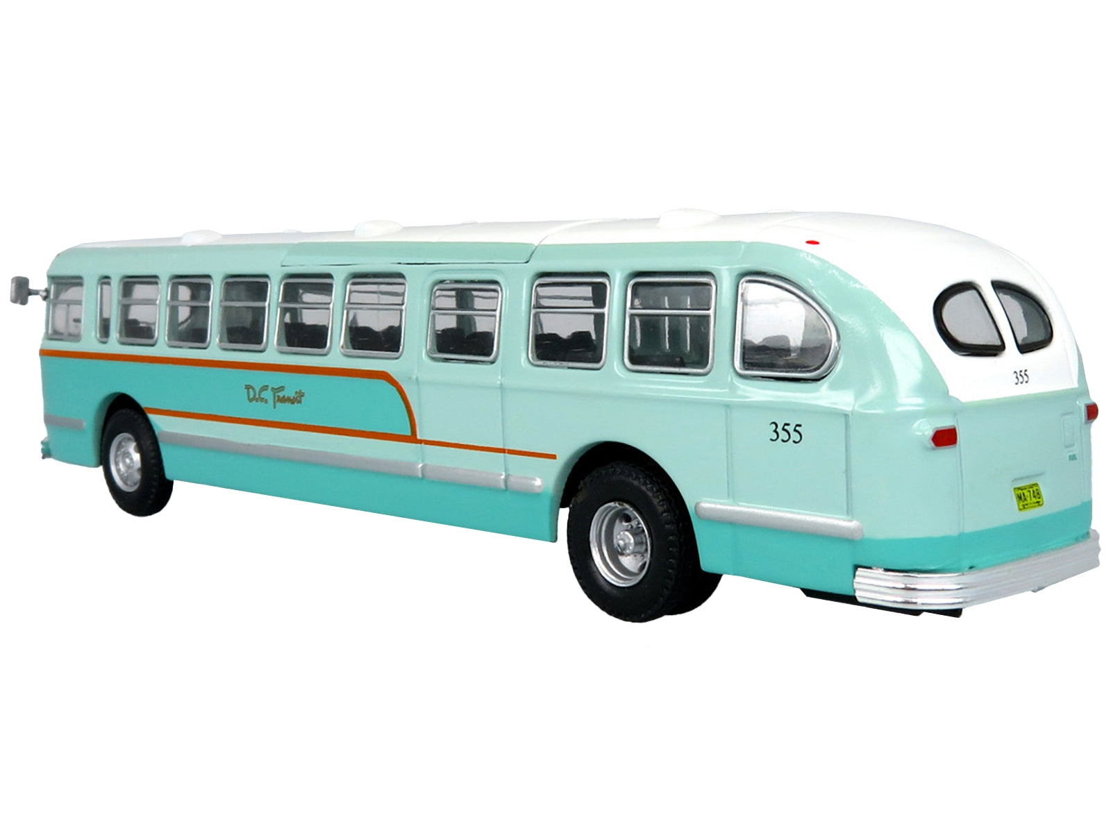1952 CCF-Brill CD-44 Transit Bus DC Transit "30 17th & Penna SE" "Vintage Bus & Motorcoach Collection" 1/87 (HO) Diecast Model by Iconic Replicas Iconic Replicas