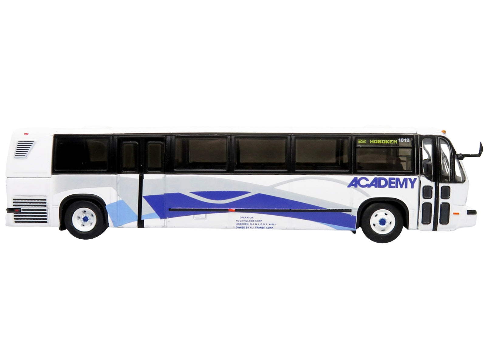 TMC RTS Transit Bus Academy Bus Lines "22 Hoboken" "Vintage Bus & Motorcoach Collection" 1/87 Diecast Model by Iconic Replicas Iconic Replicas