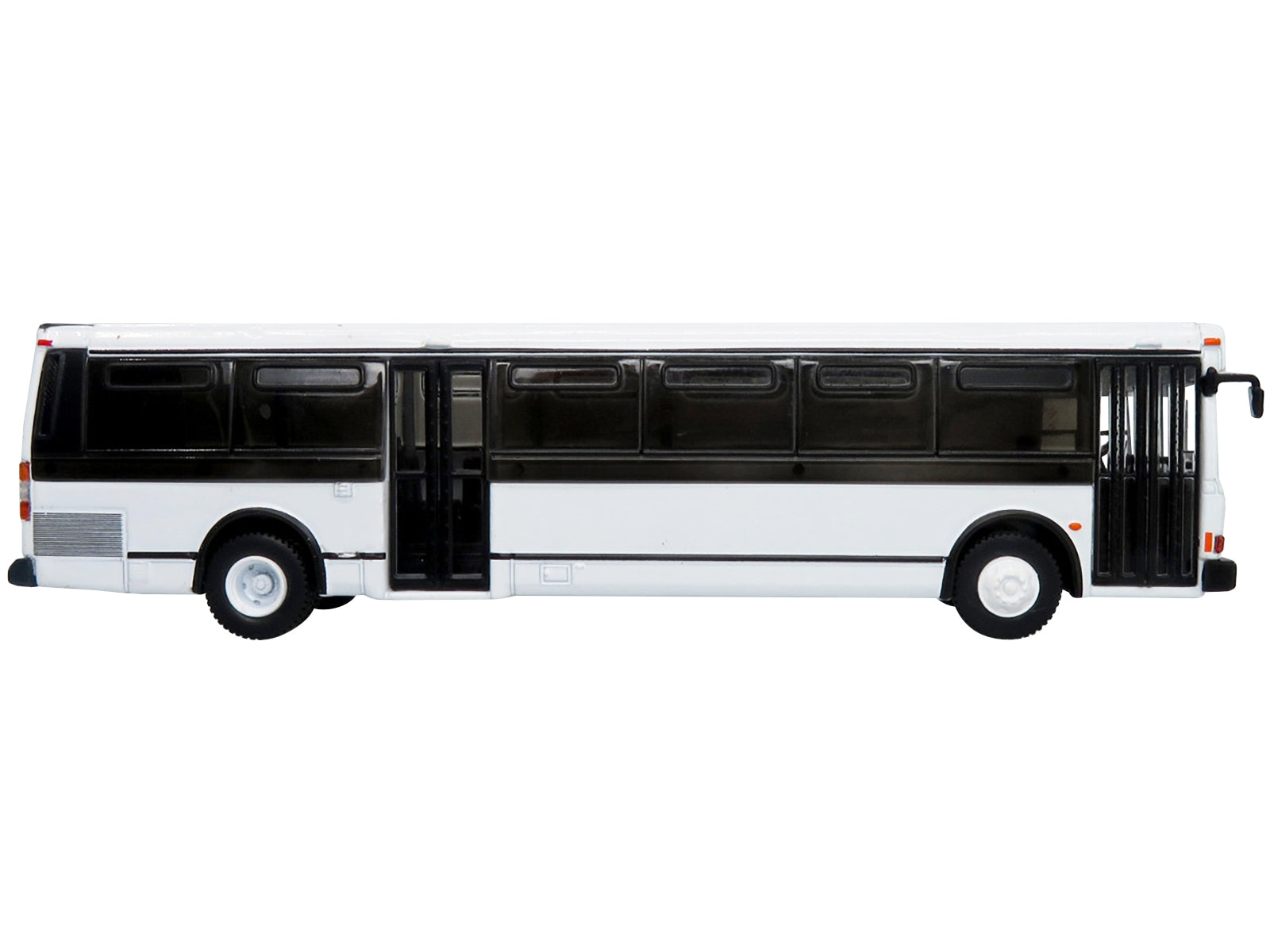 1980 Grumman 870 Advanced Design Transit Bus Plain White "Vintage Bus & Motorcoach Collection" 1/87 Diecast Model by Iconic Replicas Iconic Replicas