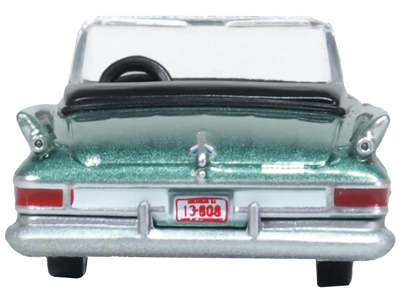 1961 Chrysler 300 Convertible Pinewood Green Metallic 1/87 (HO) Scale Diecast Model Car by Oxford Diecast Oxford Diecast