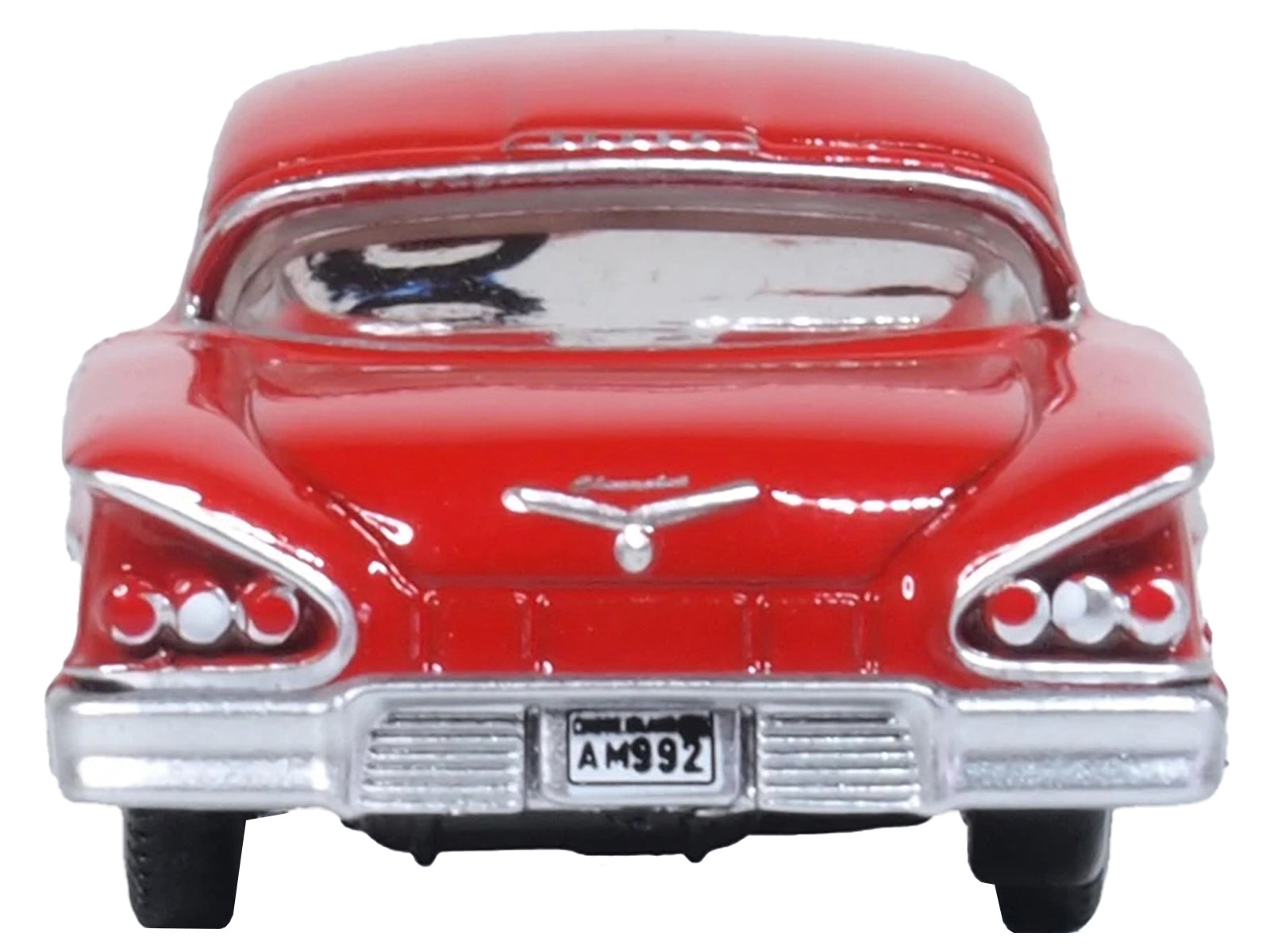 1958 Chevrolet Impala Sports Coupe Rio Red 1/87 (HO) Scale Diecast Model Car by Oxford Diecast Oxford Diecast