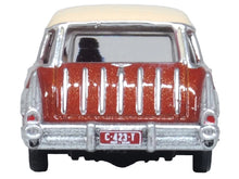 Load image into Gallery viewer, 1957 Chevrolet Nomad Adobe Beige with Sierra Gold Top 1/87 (HO) Scale Diecast Model Car by Oxford Diecast Oxford Diecast
