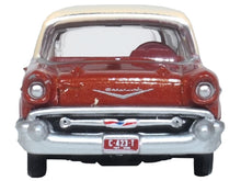 Load image into Gallery viewer, 1957 Chevrolet Nomad Adobe Beige with Sierra Gold Top 1/87 (HO) Scale Diecast Model Car by Oxford Diecast Oxford Diecast
