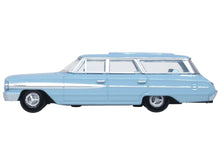 Load image into Gallery viewer, 1964 Ford Country Sedan Skylight Blue 1/87 (HO) Scale Diecast Model Car by Oxford Diecast Oxford Diecast
