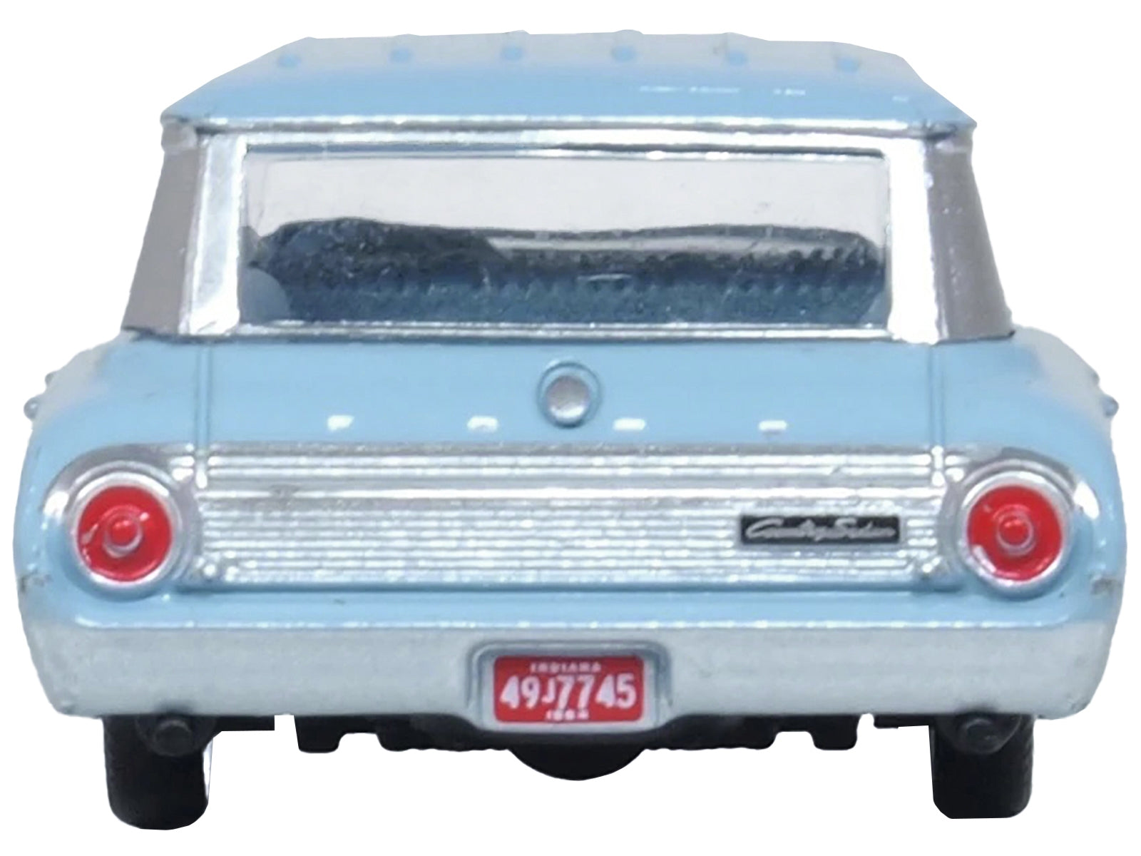 1964 Ford Country Sedan Skylight Blue 1/87 (HO) Scale Diecast Model Car by Oxford Diecast Oxford Diecast