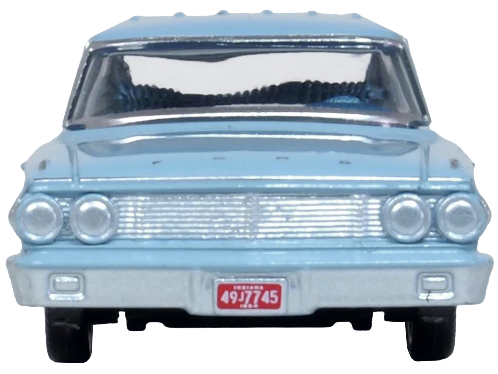 1964 Ford Country Sedan Skylight Blue 1/87 (HO) Scale Diecast Model Car by Oxford Diecast Oxford Diecast