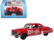 Load image into Gallery viewer, 1949 Oldsmobile Rocket 88 Coupe #22 &quot;Overseas Motors Atlanta&quot; Red 1/87 (HO) Scale Diecast Model Car by Oxford Diecast Oxford Diecast
