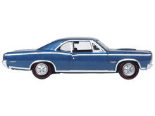 Load image into Gallery viewer, 1966 Pontiac GTO Fontaine Blue Metallic 1/87 (HO) Scale Diecast Model Car by Oxford Diecast Oxford Diecast
