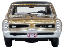 Load image into Gallery viewer, 1966 Pontiac GTO Martinique Bronze Metallic with Black Top 1/87 (HO) Scale Diecast Model Car by Oxford Diecast Oxford Diecast
