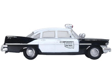 Load image into Gallery viewer, 1959 Plymouth Savoy Black and White &quot;Oklahoma Highway Patrol&quot; 1/87 (HO) Scale Diecast Model Car by Oxford Diecast Oxford Diecast
