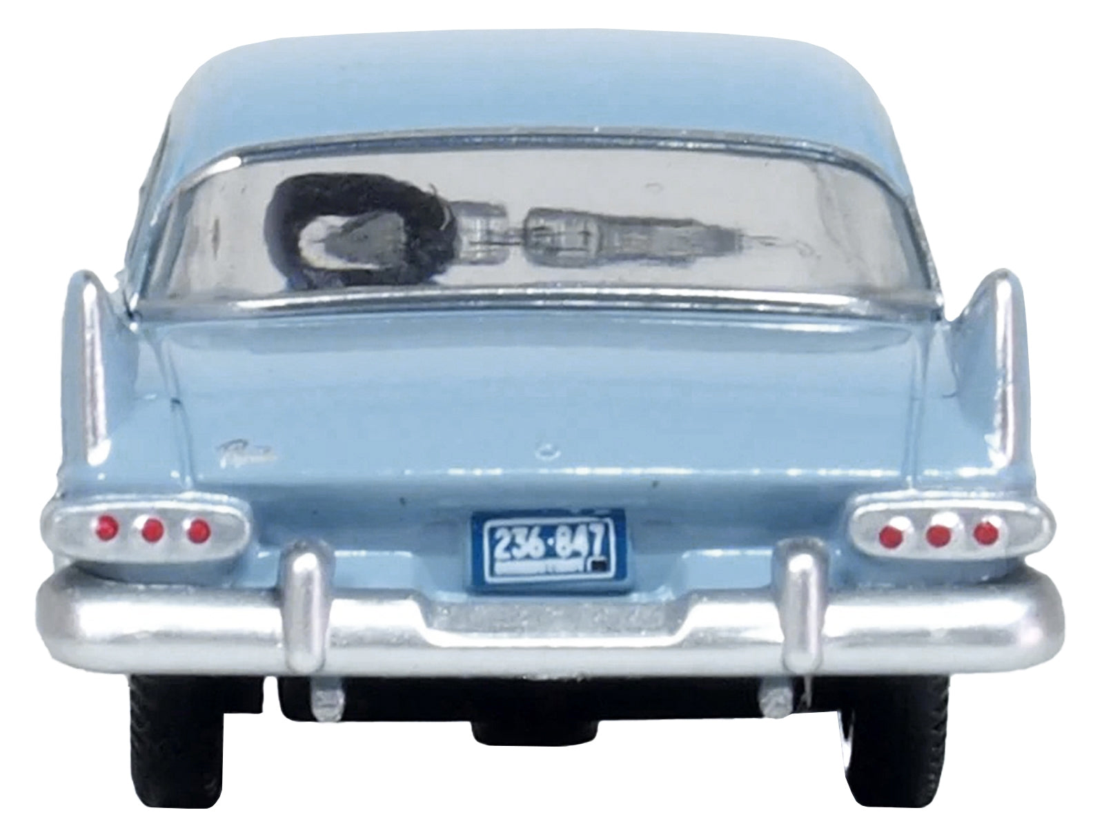 1959 Plymouth Savoy Sedan Powder Blue 1/87 (HO) Scale Diecast Model Car by Oxford Diecast Oxford Diecast