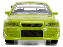 Load image into Gallery viewer, Brian&#39;s Mitsubishi Lancer Evolution VII Green &quot;Fast &amp; Furious&quot; Movie 1/32 Diecast Model Car by Jada Jada
