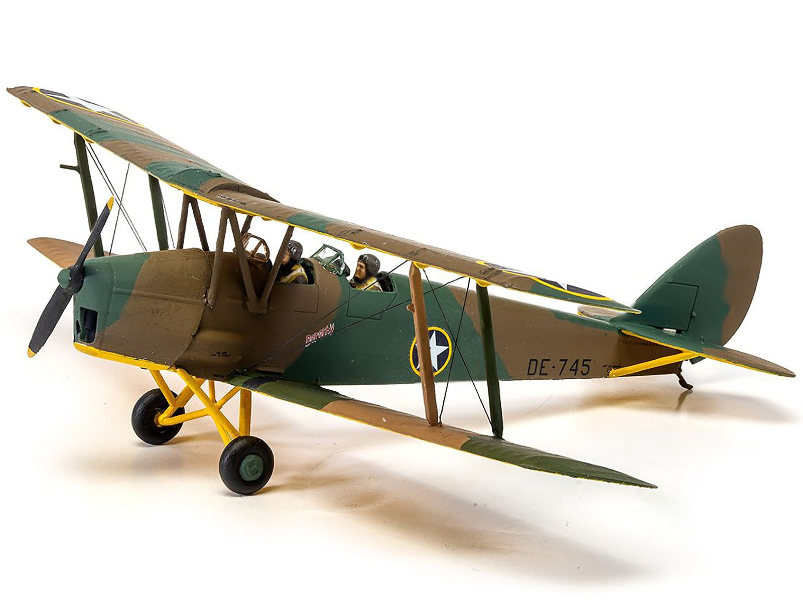 Level 2 Model Kit De Havilland Tiger Moth Aircraft with 2 Scheme Options 1/72 Plastic Model Kit by Airfix Airfix