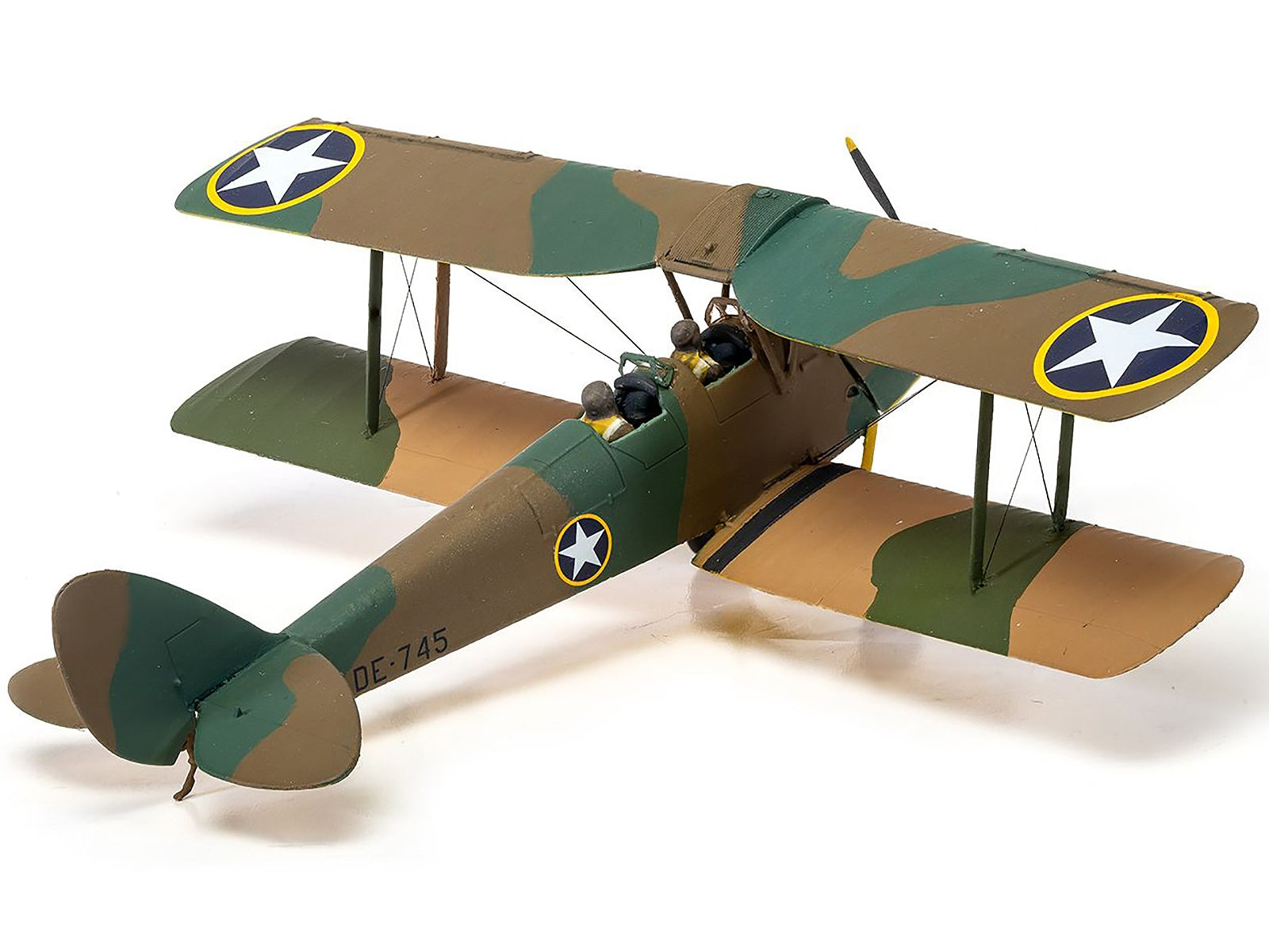 Level 2 Model Kit De Havilland Tiger Moth Aircraft with 2 Scheme Options 1/72 Plastic Model Kit by Airfix Airfix