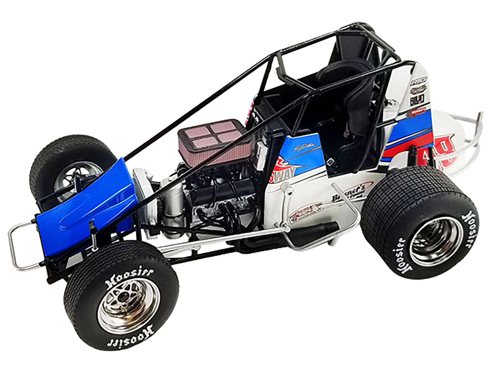 Winged Sprint Car #48 Danny Dietrich "Cochran Expressway - Weikert's Livestock Inc" Gary Kauffman Racing "World of Outlaws" (2023) 1/18 Diecast Model Car by ACME Acme