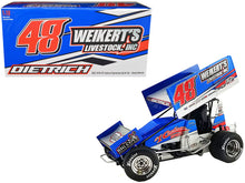 Load image into Gallery viewer, Winged Sprint Car #48 Danny Dietrich &quot;Cochran Expressway - Weikert&#39;s Livestock Inc&quot; Gary Kauffman Racing &quot;World of Outlaws&quot; (2023) 1/18 Diecast Model Car by ACME Acme
