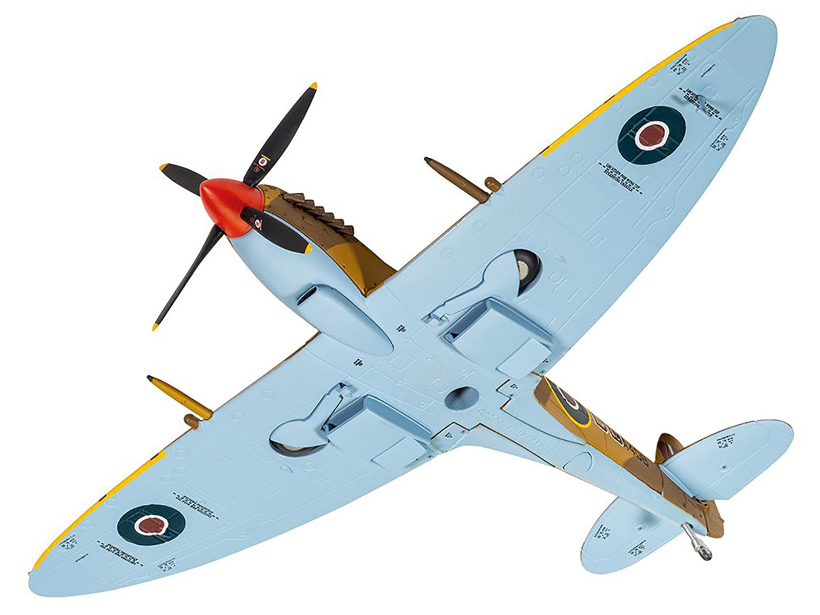 Supermarine Spitfire Mk.IXc Fighter Aircraft "WG CDR Colin Falkland Gray RAF 322 Wing Operation Husky" (July 1943) "The Aviation Archive" Series 1/72 Diecast Model by Corgi Corgi