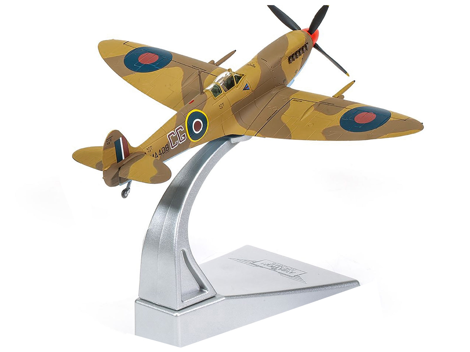 Supermarine Spitfire Mk.IXc Fighter Aircraft "WG CDR Colin Falkland Gray RAF 322 Wing Operation Husky" (July 1943) "The Aviation Archive" Series 1/72 Diecast Model by Corgi Corgi