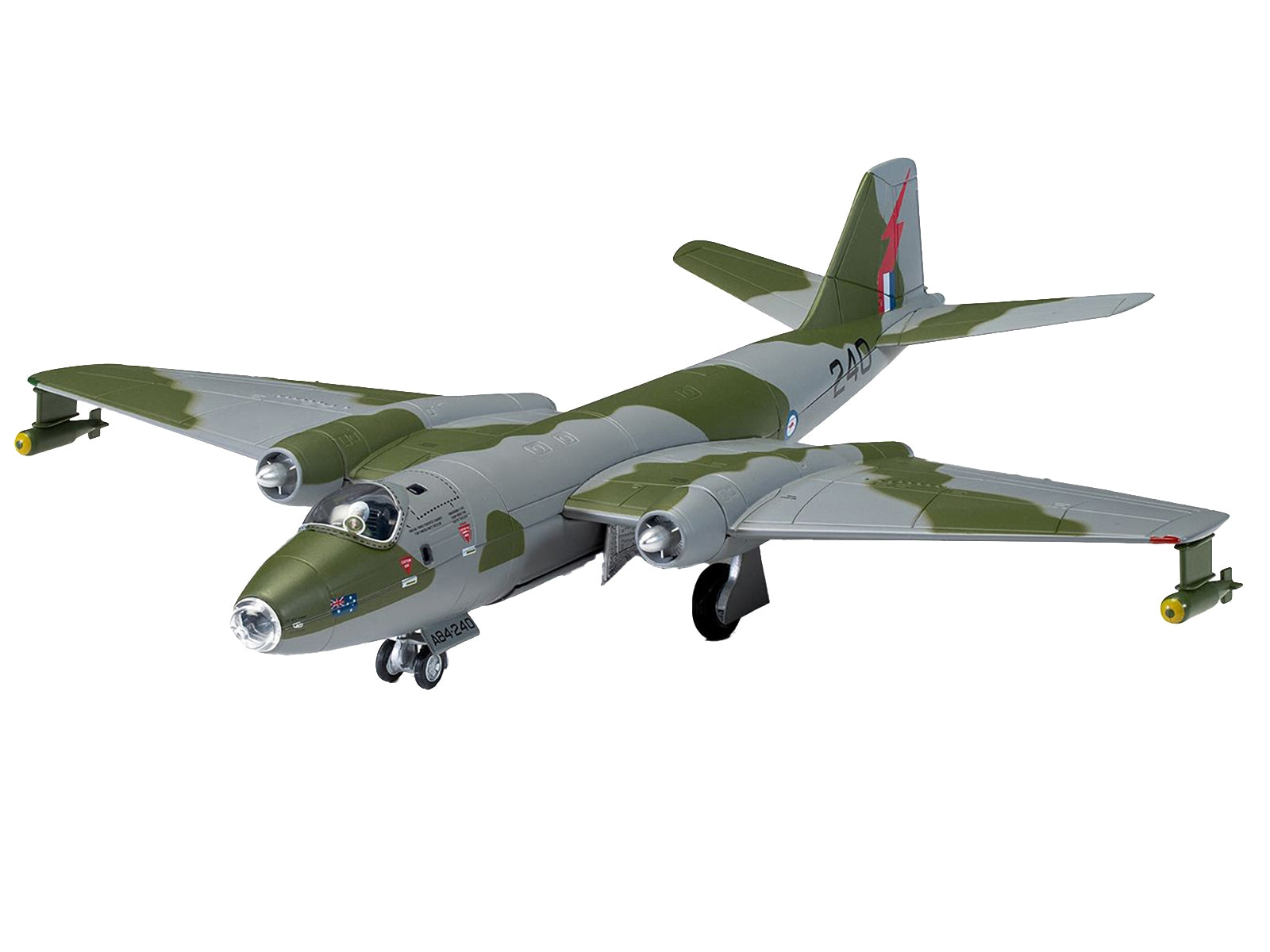 GAF Canberra Mk.20 Bomber Aircraft "A84-240 USAF 35th Tactical Fighter Wing Phan Rang Air Base Vietnam War" (1969) Royal Australian Air Force "The Aviation Archive" Series 1/72 Diecast Model by Corgi Corgi