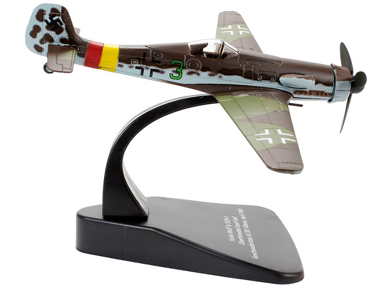 Focke-Wulf Ta 152 H-1 Fighter Plane Pilot: Oberfelwebel Josef Keil Geschwaderstab JG 301 Alteno April (1945) "Oxford Aviation" Series 1/72 Diecast Model Airplane by Oxford Diecast Oxford Diecast